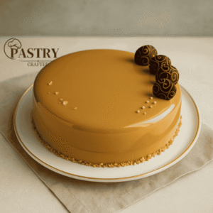 Chocolate, Caramel & Coffee Cake with Tonka Bean