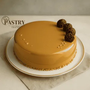 Chocolate, Caramel & Coffee Cake with Tonka Bean