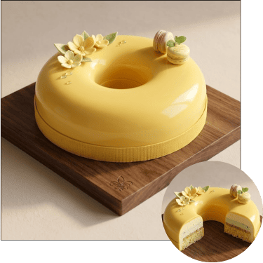 Pineapple & Basil Cake