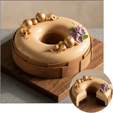 Peanut & Banana Cake