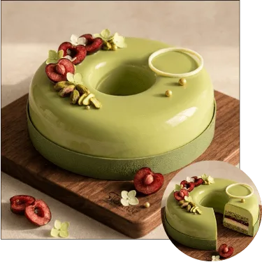 Pistachio, Cherry & Orange Cake