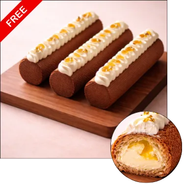 Kalamansi & Lime Tube Éclairs