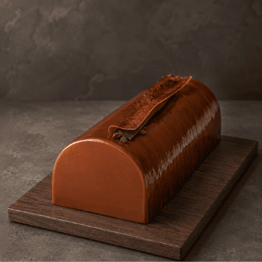 The Hazelnut & Espresso Signature Bûche